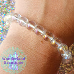 Load image into Gallery viewer, Angel Aura Quartz Bead Bracelet 8mm
