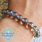 Load image into Gallery viewer, Aqua Aura Quartz Bead Bracelet 8mm