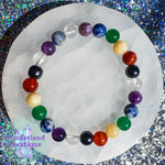 Load image into Gallery viewer, Chakra Bead Bracelet 8mm