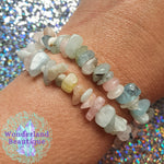 Load image into Gallery viewer, Wonderland Beautique - Morganite Chipped Bracelet