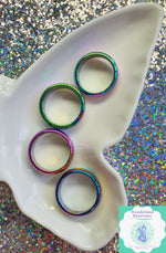 Load image into Gallery viewer, Wonderland Beautique - Rainbow Hematite Ring