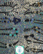 Load image into Gallery viewer, Wonderland Beautique - Hematite Combination Necklace 18"