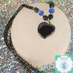 Load image into Gallery viewer, Wonderland Beautique - Hematite Combination Necklace 18"