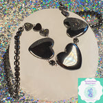 Load image into Gallery viewer, Wonderland Beautique - Hematite Combination Necklace 18"