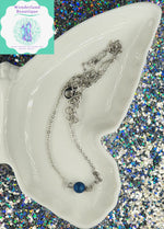 Load image into Gallery viewer, 6mm Rainbow Druzy Bead 16" Necklace.