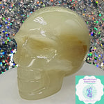 Load image into Gallery viewer, Wonderland Beautique - Green Calcite Skull