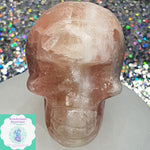Load image into Gallery viewer, Wonderland Beautique - Strawberry Calcite Skull
