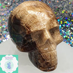 Load image into Gallery viewer, Wonderland Beautique - Crystal Carved Calcite Skull