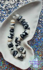 Load image into Gallery viewer, Wonderland Beautique - Zebra Jasper Smooth Chipped Bracelet
