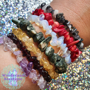 Crystal Chip Bracelets