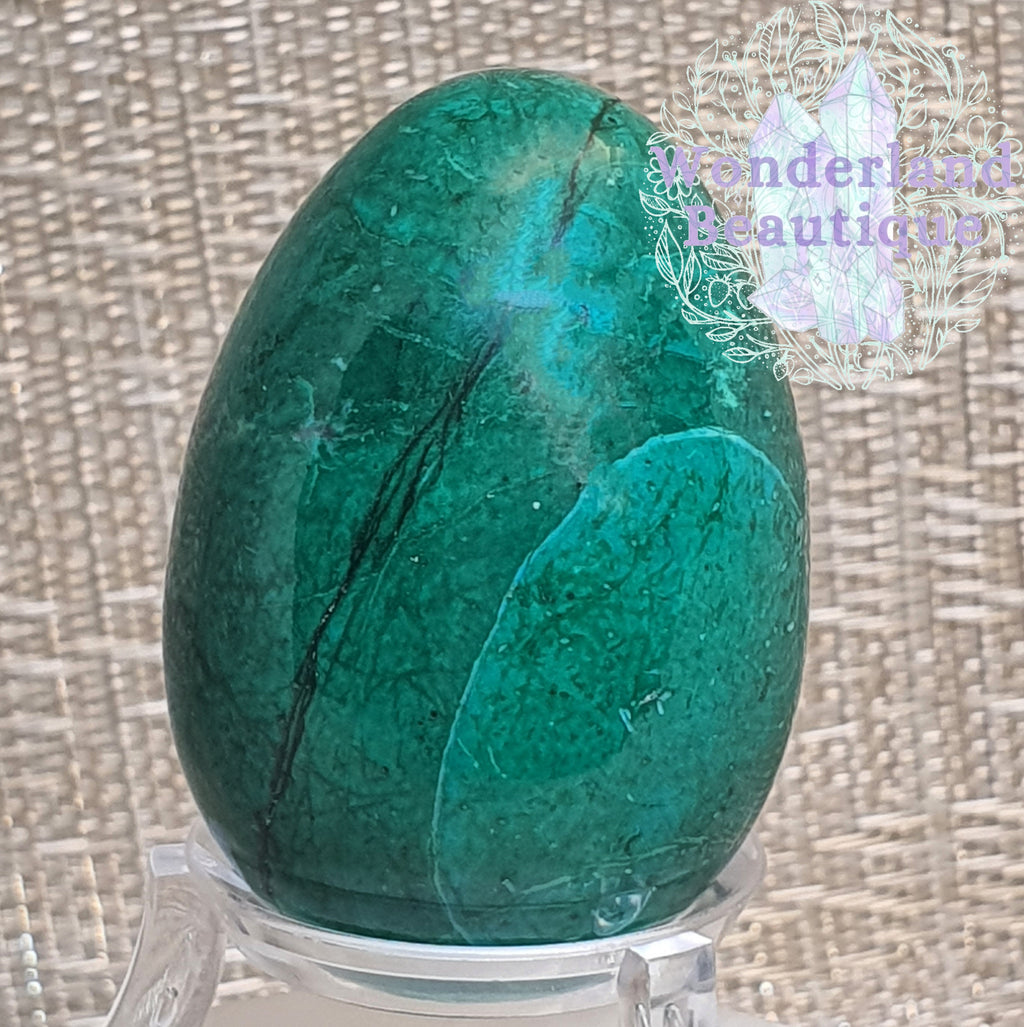Wonderland Beautique - Chrysocolla Howlite Egg