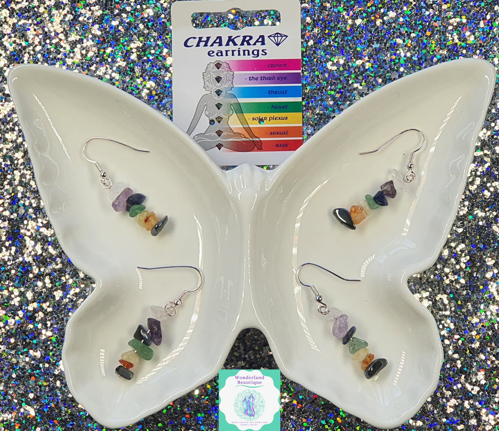 Wonderland Beautique - Chakra Chip Earrings