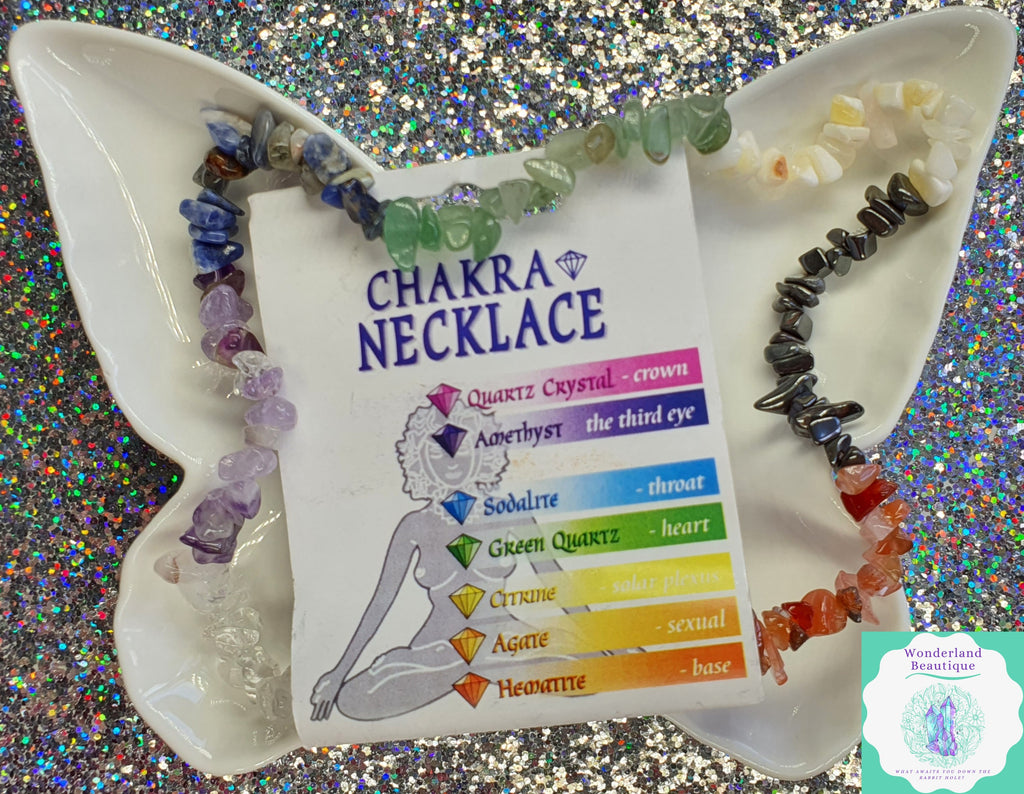 Wonderland Beautique - Chakra Chip Necklace