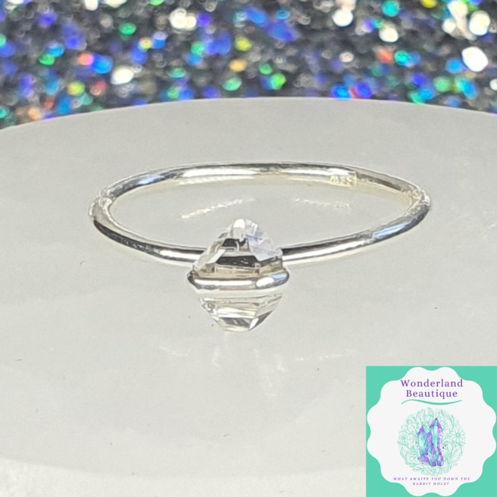 Wonderland Beautique - Herkimer Diamond Ring