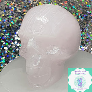 Wonderland Beautique - Pink Calcite Skull
