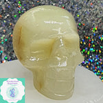 Load image into Gallery viewer, Wonderland Beautique - Green Calcite Skull
