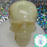 Load image into Gallery viewer, Wonderland Beautique - Green Calcite Skull
