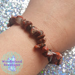 Load image into Gallery viewer, Poppy Jasper Chip Bracelet
