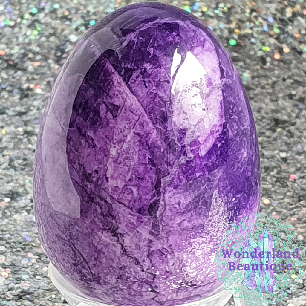 Wonderland Beautique - Purple Howlite Egg